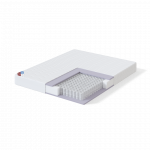 Sleepwell BLUE POCKET SPRING MATTRESS / 80x19x200 / hard / BLUE Tilde Stretch White