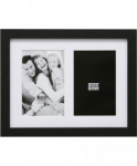 Deknudt S66KA2 Gallery 2x13x18 Wood black w. Passepartout