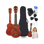 Luna Guitars Luna Guitars SUPRIMO UK21 SET DW sopraninė ukulelė 21" tamsi