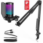 Fifine Technology Fifine Technology FIFINE AmpliGame A6T RGB Juodas (Juodas) Kondensatorinis Mikrofonas