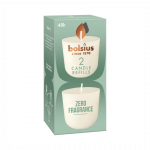 Bolsius &bdquo;Candles Clean Light&ldquo; papildymo žvakės, 2 vnt., 0 % kvapo