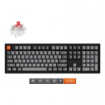 Keychron K10 Max klaviatūra Universalus USB + RF Wireless + Bluetooth QWERTY &Scaron;iaurės &scaron;alių Juoda