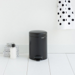 Brabantia Pedal Bin newIcon Turas Juoda