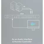 Audinet Audient ORIA garso sąsaja su Dolby Atmos monitoriaus valdikliu