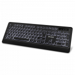 YENKEE Keyboard Backlit quiet USB with low-profile keys