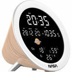 Nasa WSP1700 wood Weather Station/Speaker BT Ship