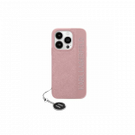 Karl Lagerfeld Dėklas Karl Lagerfeld KLHCP15LPSAKDGCP iPhone 15 Pro 6.1" rožinis/pink hardcase Saffiano Rhinestones & Charm