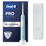 Braun D305.513.3X Pro Series 1 Caribbean Mėlyna Elektrinis Dantų &Scaron;epetėlis + Kelioninis Dėklas