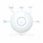 Ubiquiti Prieigos ta&scaron;kas UQ-U7-OUT UniFi Wi-Fi 7 5 GHz