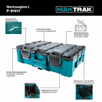 Makita P-91017 MAKTRAK Įrankių dėžė L