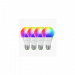 Nanoleaf &bdquo;Nanoleaf Essentials Smart A60&ldquo; lemputė &bdquo;Matter WiFi&ldquo; 900 lm, 2700&ndash;6500 K, 4 vnt. pakuotė | E27 | 9 W | RGBCW