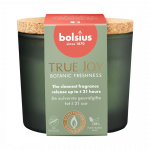 Bolsius Žvakių aromatas. stiklas gl. su kam&scaron;čiu True Joy &Oslash;66x83mm botani