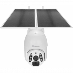 Tellur Smart WiFi Solar Camera P&T 3MP, 2K UltraHD, PIR, 20W solar panel, baltas