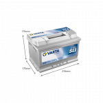Varta Baterija VARTA 12V 74Ah/750A B13