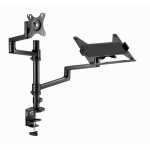 Gembird MA-DA-04 monitoriaus laikiklis arba stovas 81,3 cm (32") Stalas Juoda