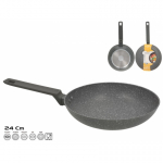 KITCHEN&GO Keptuvė 24 cm, granito efekto, 4,8 x 44,5 x 24 cm, KITCHEN&GO