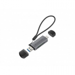 Conceptronic BIAN05G kortelių skaitytuvas USB 3.2 Gen 1 (3.1 Gen 1) Type-A/Type-C Pilka