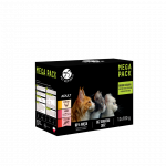 PetRepublic ėdalas katėms (vi&scaron;tiena - la&scaron;i&scaron;a - ver&scaron;iena) 12x100g