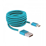 SBOX USB-10315BL USB kabelis USB 2.0 1,5 m USB A Micro-USB B Mėlyna