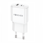 Forever TC-01-20AC Charger PD / QC / USB-C / 1USB / 20W