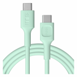 Green Cell Green Cell USB-C laidas 2m 100W Greencell PowerFlex greito įkrovimo PD Mint Žalias
