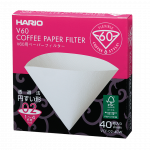 Hario popieriniai filtrai V60-01 dripperiui, 40 vnt.