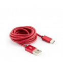 Sbox USB-Type-C M/M 1.5m CTYPE-1.5R strawberry red