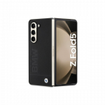 BMW Signature Logo Imprint dėklas Samsung Galaxy Z Fold 5 - juodas