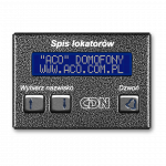 ACO ELEKTRONINIS NUOMININKŲ SĄRA&Scaron;AS CDN-230E-ST/W ACO