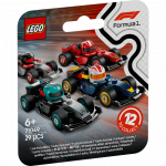 LEGO Minifigūrų F1 kolekcionuojami automobiliai