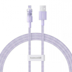 Baseus Gem USB į IP 2.4A greito įkrovimo laidas 1 m Violetinis