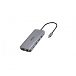 Acer 12-in-1 Type-C Dongle Vielinis USB 3.2 Gen 1 (3.1 Gen 1) Type-C Sidabras