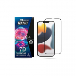 Crong &bdquo;Crong Crong 7D Nano Flexible Glass&ldquo; &ndash; nedūžtantis 9H hibridinis stiklas visam &bdquo;iPhone 13&ldquo; / &bdquo;iPhone 13 Pro&ldquo; ekranui