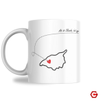 Puodelis "A&scaron; i&scaron; Skuodo, bet gyvenu Tel&scaron;iuose"