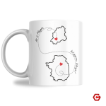 Puodelis "A&scaron; i&scaron; Plungės, bet gyvenu Vilniuje"