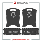 Surenkama &scaron;a&scaron;lykinė su mediniu dėklu LITHUANIA
