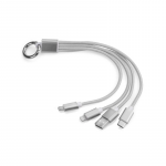 USB laidas 3 viename pilkas