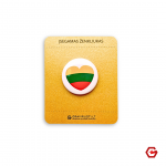 Įsegamas ženkliukas "Myliu Lietuvą"
