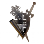 Vėliavos laikiklis "Vytis su kalavijais" (Asfaltas)