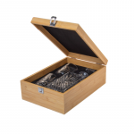 Prabangus grafino ir taurių rinkinys viskui eleganti&scaron;koje dėžutėje