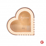 Taupyklė "&Scaron;irdis" su Jūsų tekstu