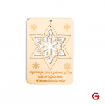 Kalėdinis atvirukas "Žvaigždė"