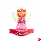 Angelas su linkėjimu