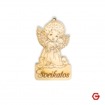 Angelas su linkėjimu "Sveikatos"