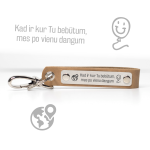 Raktų pakabukas "Kad ir kur tu bebūtum, mes po vienu dangum"