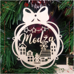 Vardinis kalėdinis žaisliukas