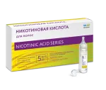 Renewal nikotino rūg&scaron;tis plaukams 1 % &ndash; galvos odos priežiūros tirpalas, 10 &times; 5 ml