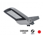 OMEGA S LED Prožektorius raudonos spalvos &scaron;viesos, su lę&scaron;iais, 80W