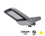 OMEGA S LED Prožektorius geltonos spalvos &scaron;viesos, su lę&scaron;iais, 80W
