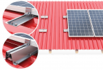 Tvirtinimų komplektas &scaron;laitiniam stogui 10kW saulės elektrinei